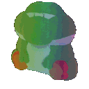 rainbow yoshi Slack emoji