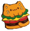 cat burger Slack emoji