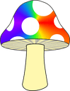 rainbow mushroom Slack emoji