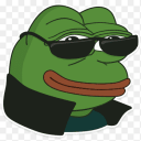 pepe cool shades Slack emoji