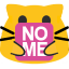 meow no me Slack emoji