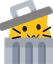 meow trash Slack emoji