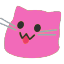 meow pink derp Slack emoji