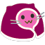 meow comfypink Slack emoji