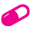 pink pill Slack emoji
