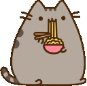 pusheen ramen Slack emoji