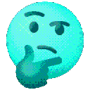 teal think Slack emoji
