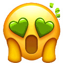 hearteyes shock Slack emoji