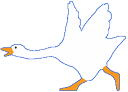 goose chase left Slack emoji