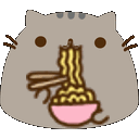 pusheennoodles Slack emoji