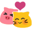 meow pig love Slack emoji