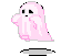 pink ghost Slack emoji