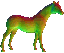 rainbow horse Slack emoji