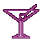 martini neon Slack emoji
