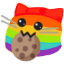 meow rainbowcookie Slack emoji