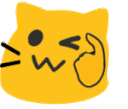 meow smart thinking Slack emoji