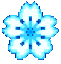 blue flower Slack emoji