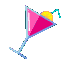 pink cocktail Slack emoji