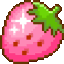 strawberry sparkle Slack emoji