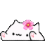 bongocat flower Slack emoji