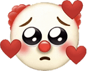 aww clown Slack emoji