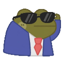 corporate frog cool Slack emoji