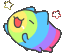 catjump rainbow Slack emoji