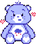 carebear blue Slack emoji