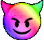 rainbow devil Slack emoji
