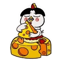 cheesy buldak Slack emoji