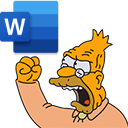 old man yells at ms word Slack emoji
