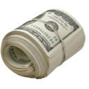 rolled money Slack emoji