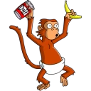mojo simpsons monkey Slack emoji