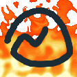 basecamp on fire Slack emoji