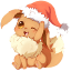 eevee santa Slack emoji