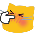 meow boopblush Slack emoji