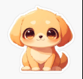 kawaii pup Slack emoji