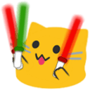 meow christmasglowsticks Slack emoji