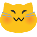 meow fluffhappy Slack emoji