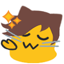 meow hairflip Slack emoji