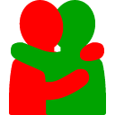 xmas hug Slack emoji