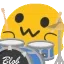 blob drum Slack emoji
