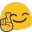 blob fingers crossed Slack emoji