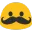blob moustache Slack emoji