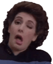 deanna troi weird face star trek tng Slack emoji