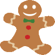 gingerbread man Slack emoji