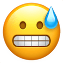 sweat grimace Slack emoji