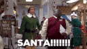 christmas santa buddytheelf Slack emoji