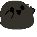 slow goth party blob Slack emoji