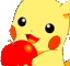 pika eatapple Slack emoji